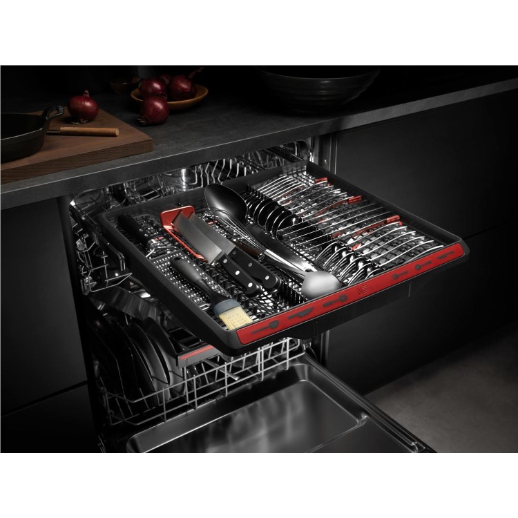 GRADE A2 - AEG FSS53907Z 14 Place Fully Integrated Dishwasher With Cutlery Tray & AirDry Tech
