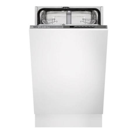 GRADE A1 - AEG FSS63400P 9 Place Slimline Fully Integrated Dishwasher