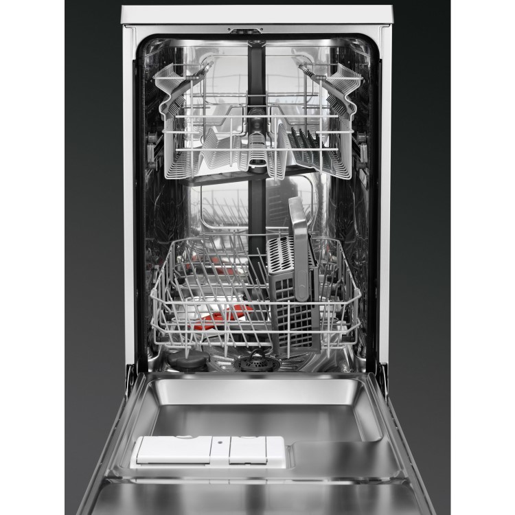 GRADE A1 - AEG FSS63400P 9 Place Slimline Fully Integrated Dishwasher