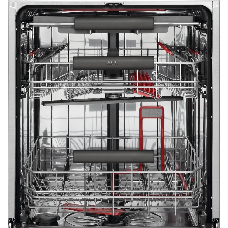 GRADE A2 - AEG FSS63707P Ultra Efficient 15 Place Fully Integrated Dishwasher With SatelliteClean & Cutlery Tray