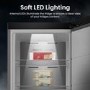 Hisense KitchenFit 312 Litre Tall Freestanding Larder Freezer - Silver
