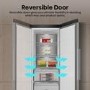 Hisense KitchenFit 312 Litre Tall Freestanding Larder Freezer - Silver
