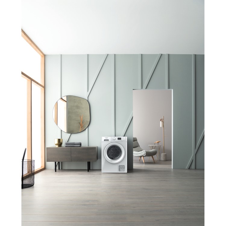 Whirlpool FTCM108B 8kg Freestanding Condenser Tumble Dryer - White