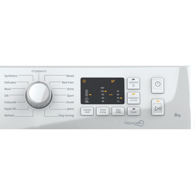 Whirlpool FTCM108B 8kg Freestanding Condenser Tumble Dryer - White