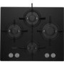 Hotpoint 60cm Gas on Glass 4 Burner Gas Hob - Black
