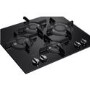 Hotpoint 60cm Gas on Glass 4 Burner Gas Hob - Black