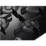 Hotpoint 60cm Gas on Glass 4 Burner Gas Hob - Black