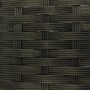 Black Rattan 5 Piece Storeaway Garden Dining Set