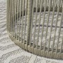 2 Seater Woven Rope Effect Bistro Set - Natural - Como