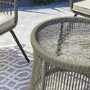 2 Seater Woven Rope Effect Bistro Set - Natural - Como