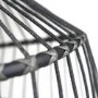 Grey Garden Folding Single Egg Swing Chair with Stand - Como