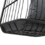 Grey Garden Folding Double Egg Swing Chair with Stand - Como