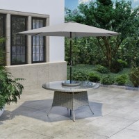 Light Grey Parasol 2.7 x 2.3m 