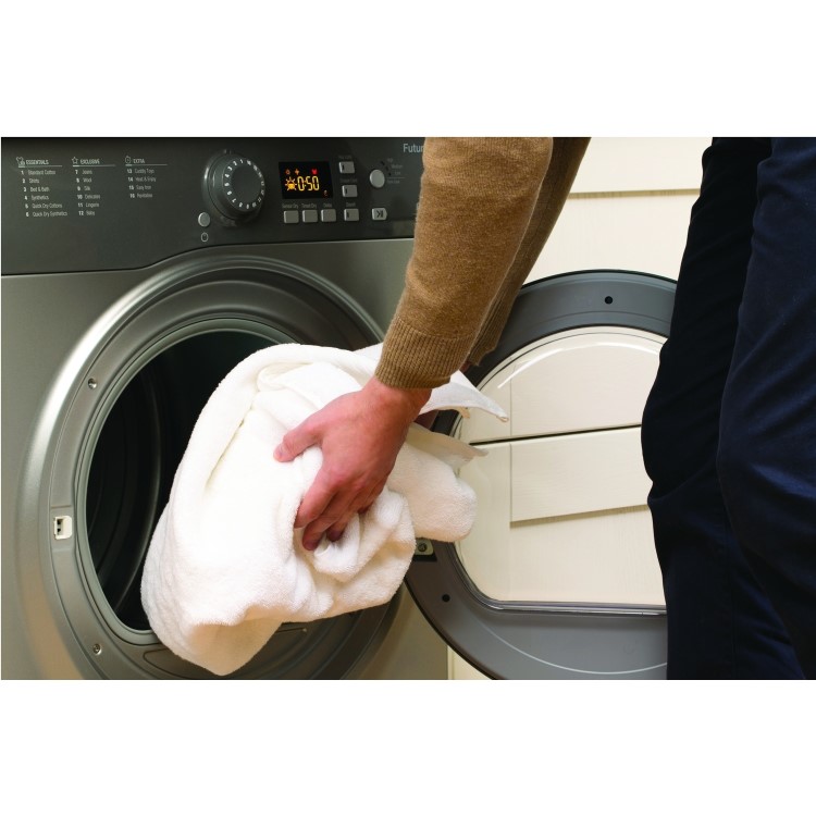 GRADE A1 - Hotpoint FTVFG65BGG 6kg Freestanding Vented Tumble Dryer - Graphite