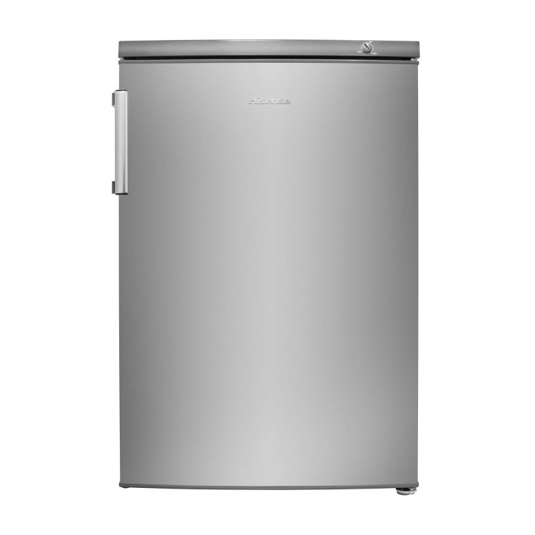 Hisense FV105D4BC21 82 Litre Freestanding Under Counter Freezer Rating 56cm Wide - Stainless Steel