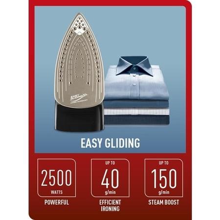 Tefal FV1869GO Maestro Steam Iron - Black & Gold