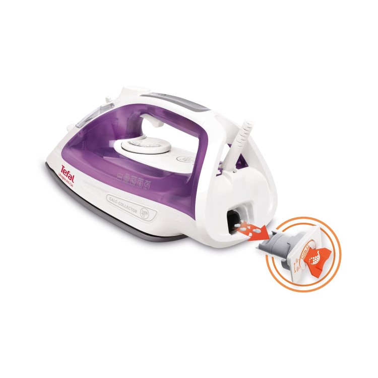 Tefal FV2663 Ultraglide Anti Scale Steam Iron - Purple & White