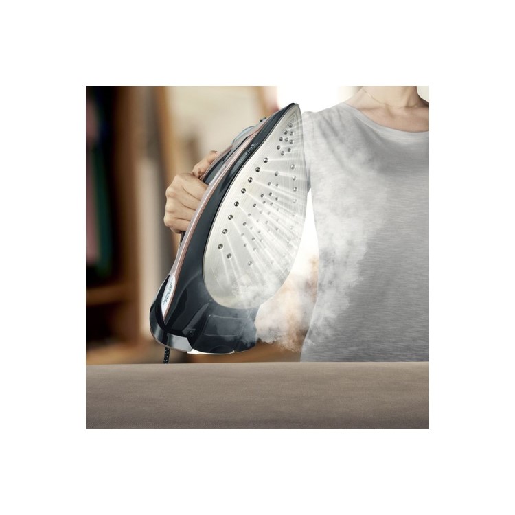 Tefal FV9845 Ultimate Pure Steam Iron - Black & Rosegold