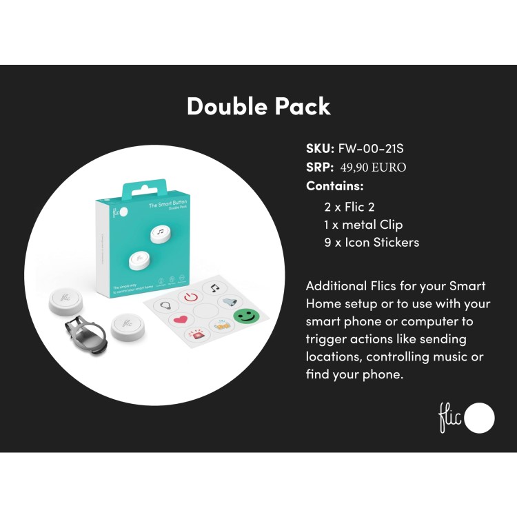 Flic Smart Button Double Pack 