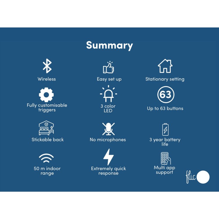 Flic Smart Button Double Pack 