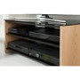 Alphason FW1100-LO/B Finewoods TV Stand for up to 50" TVs - Black 