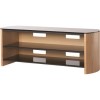 Alphason FW1350-LO/B Finewoods TV Stand for up to 60&quot; TVs - Light Oak