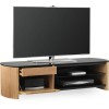 Alphason FW1350CB-LO Finewoods HiFi and TV Stand for up to 60&quot; TVs - Light Oak