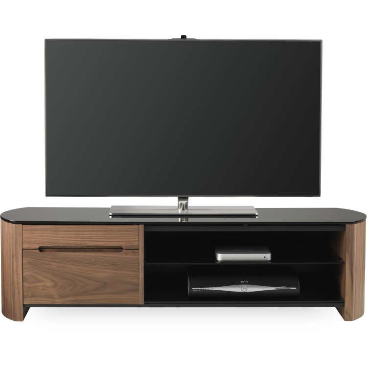 Alphason FW1350CB-W Finewoods TV Stand for up to 60" TVs - Walnut