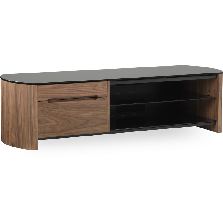 Alphason FW1350CB-W Finewoods TV Stand for up to 60" TVs - Walnut