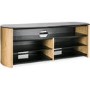 Alphason FW1350SB-LO Finewoods Soundbar TV Stand for up to 60" TVs - Light Oak 