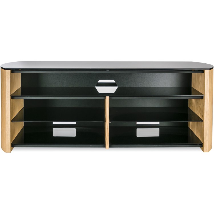 Alphason FW1350SB-LO Finewoods Soundbar TV Stand for up to 60" TVs - Light Oak 