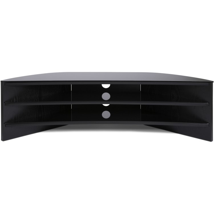 Alphason FW1400C-BLK Finewoods Corner TV Stand for up to 60" TVs - Black