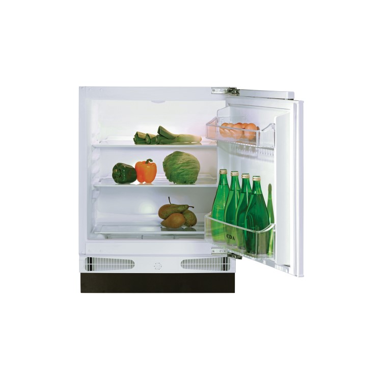 GRADE A2 - CDA FW223 60cm Wide Integrated Under Counter Fridge - White