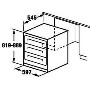 CDA FW380IN Integrated Under Counter Freezer