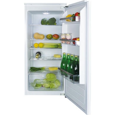 CDA 54cm Wide Integrated In-Column Fridge - White