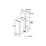 CDA 130 Litre Integrated Upright In-Column Freezer