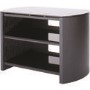 Alphason FW750-BV/B Finewoods 3 Shelf TV Stand for up to 32" TVs - Black/Oak