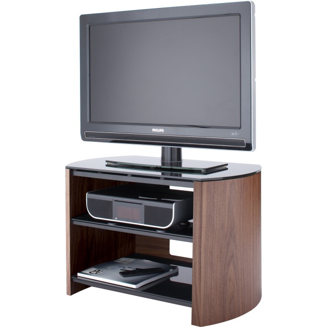 Alphason FW750-W/B Finewoods 3 Shelf TV Stand for up to 32" TVs - Walnut