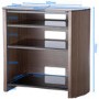 Alphason FW750/4-BV/B Finewoods HiFi and TV Stand for up to 37" TVs - Black 