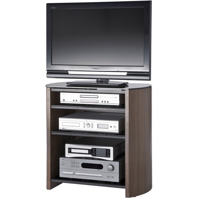 Alphason FW750/4-W/B Finewoods HiFi and TV Stand for up to 37" TVs - Walnut 