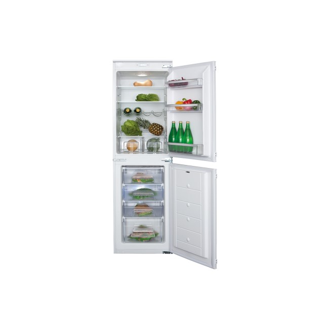 CDA 154 Litre 50/50 Integrated Upright Fridge Freezer - White