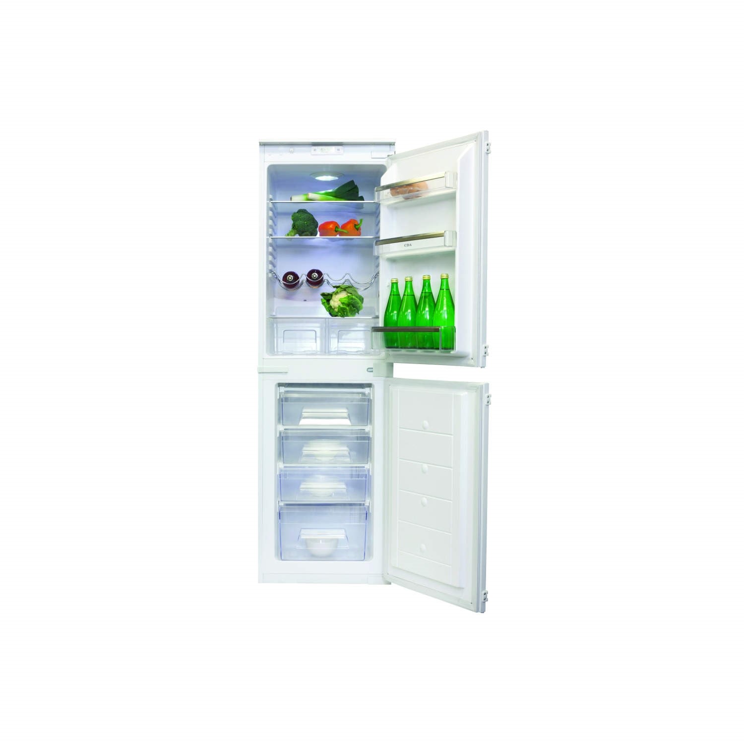 GRADE A2 CDA FW852 Integrated 50 50 Fridge Freezer 77311569 2 FW852 Appliances Direct