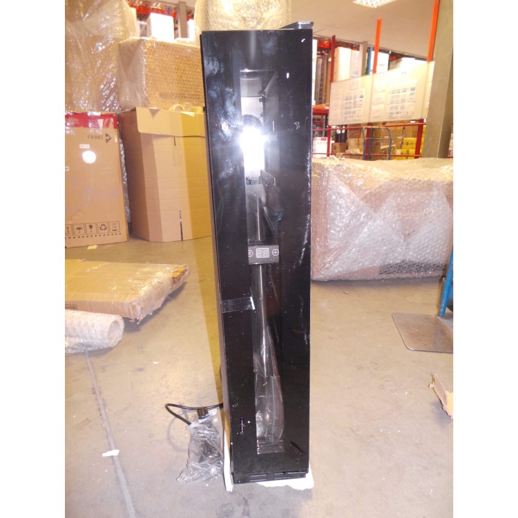 GRADE A2 - Light cosmetic damage - CDA FWC152BL 15cm Wide Freestanding/Under Counter Black Wine Cooler