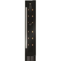 GRADE A2 - Light cosmetic damage - CDA FWC152BL 15cm Wide Freestanding/Under Counter Black Wine Cooler
