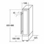 GRADE A2 - Light cosmetic damage - CDA FWC152BL 15cm Wide Freestanding/Under Counter Black Wine Cooler