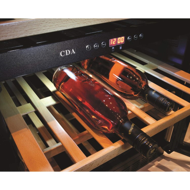 CDA FWC602SS 60 cm Wide Freestanding/Under Counter Stainless Steel Wine Cooler