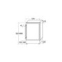 CDA FWC603SS 60cm 40 Bottle Freestanding Under Counter Wine Cooler - Stainless Steel