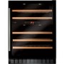 GRADE A2 - CDA FWC604BL 60cm Freestanding Under Counter Wine Cooler - Black Glass
