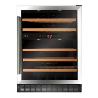 Refurbished CDA FWC604SS Freestanding 46 Bottle Dual Zone Under Counter Wine Cooler Stainless Steel