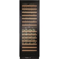 GRADE A3 - CDA FWC860BL Tall 126 Bottle Freestanding Wine Cooler Black
